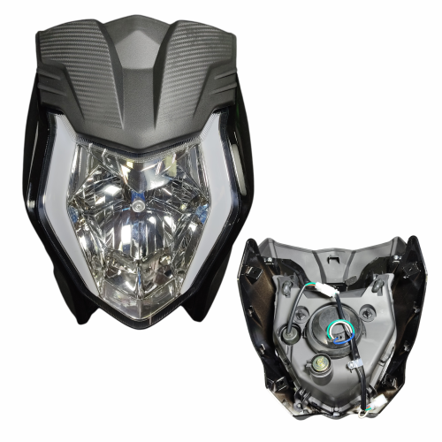 MASCARILLA LED CON FARO TUKO CR3 (NEGRO)